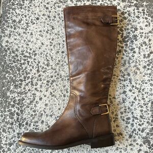 Sesto Meucci Chocolate Buckle Winter Boots